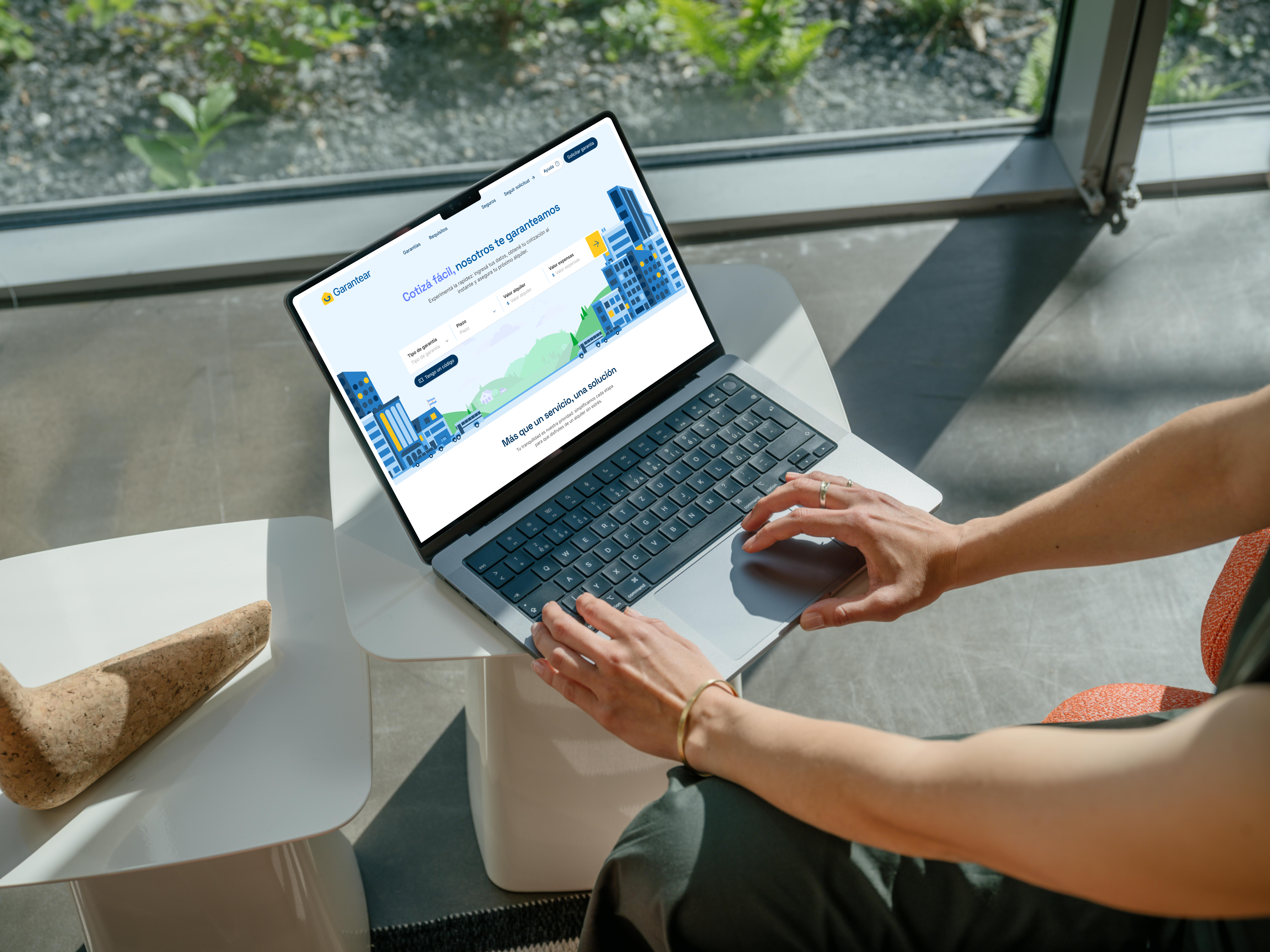 Visual del proyecto Garantear